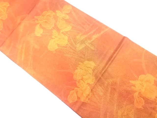 JAPANESE FUKURO OBI / WOVEN FLOWER